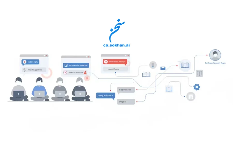پشتیبانی فوری و تعامل انسانیتر